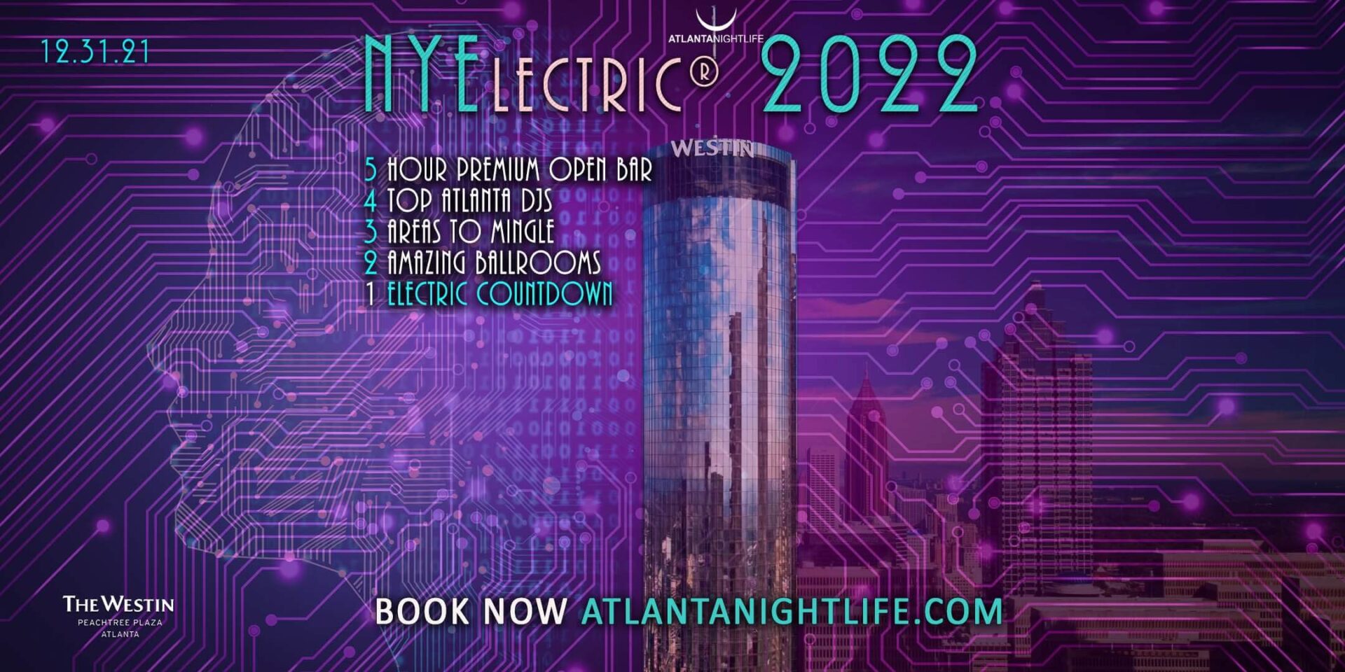 Atlanta New Year S Eve Party Countdown NYElectric 2022 VIP Nightlife