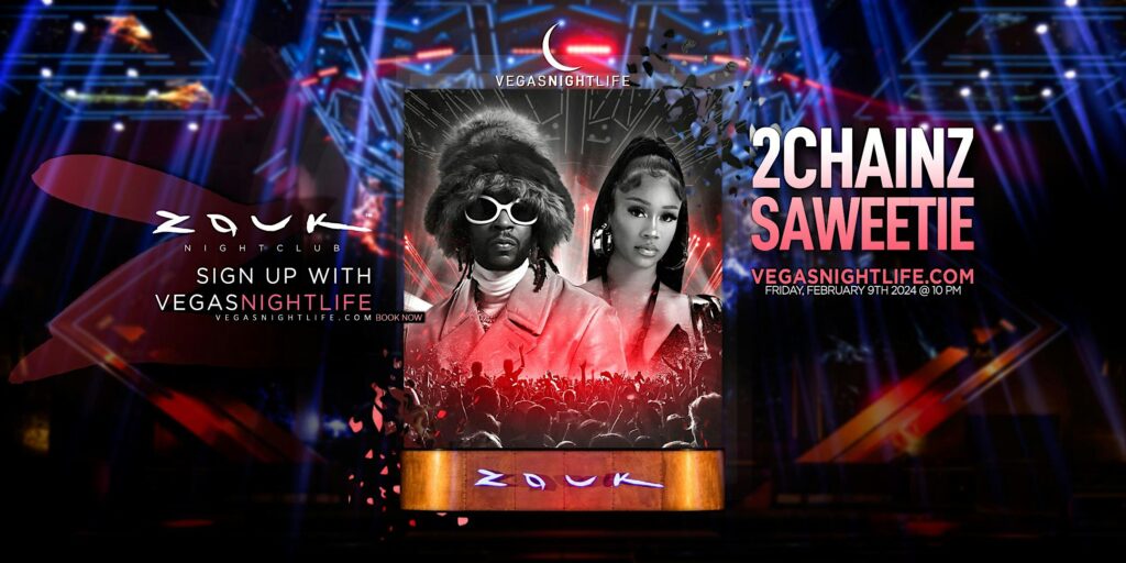 2 Chainz and Saweetie | Big Game Weekend Party | Zouk Las Vegas