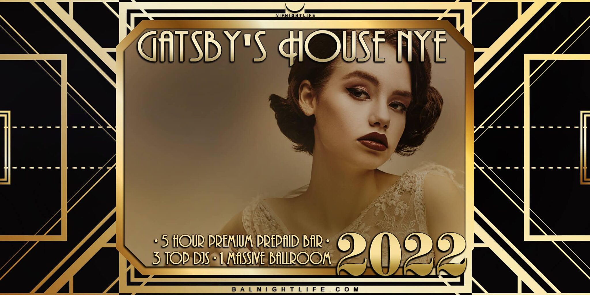 2022 Baltimore New Year's Eve Party Gatsby's House VIP Nightlife