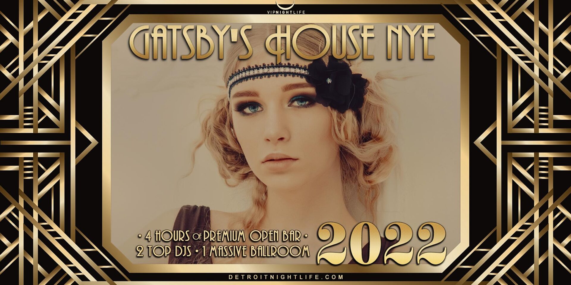 2022 Detroit New Year's Eve Party Gatsby's House VIP Nightlife