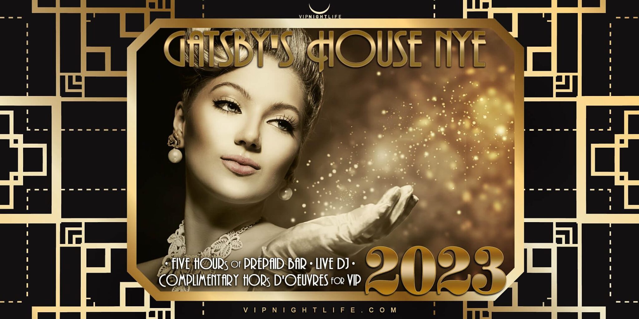 2023 Charlotte New Year's Eve Party Gatsby's House VIP Nightlife