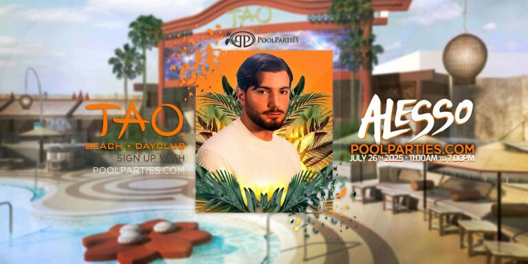 Alesso | Vegas Pool Party Saturday | TAO Beach Las Vegas