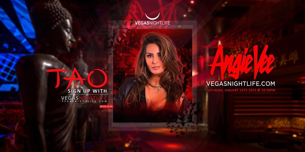 Angie Vee | TAO Nightclub Saturday Las Vegas
