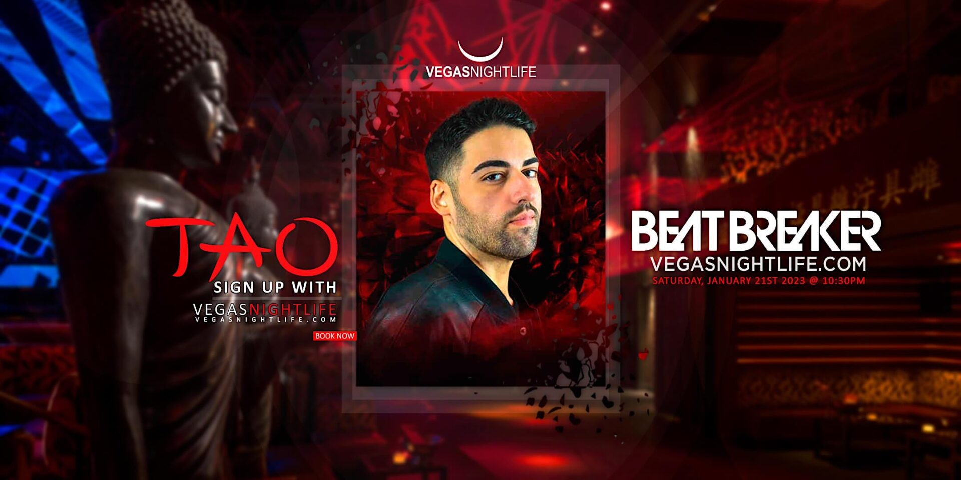Beatbreaker TAO Vegas Saturday VIP Nightlife