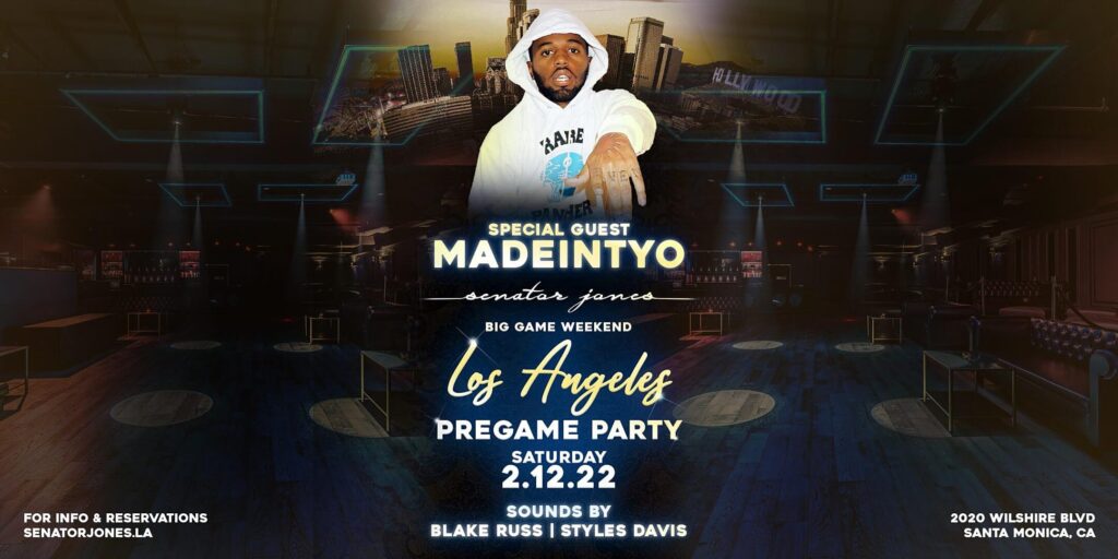 Big Game Pre-Game Party Saturday with MadeinTYO & Melvin Gordon - VIP  Nightlife