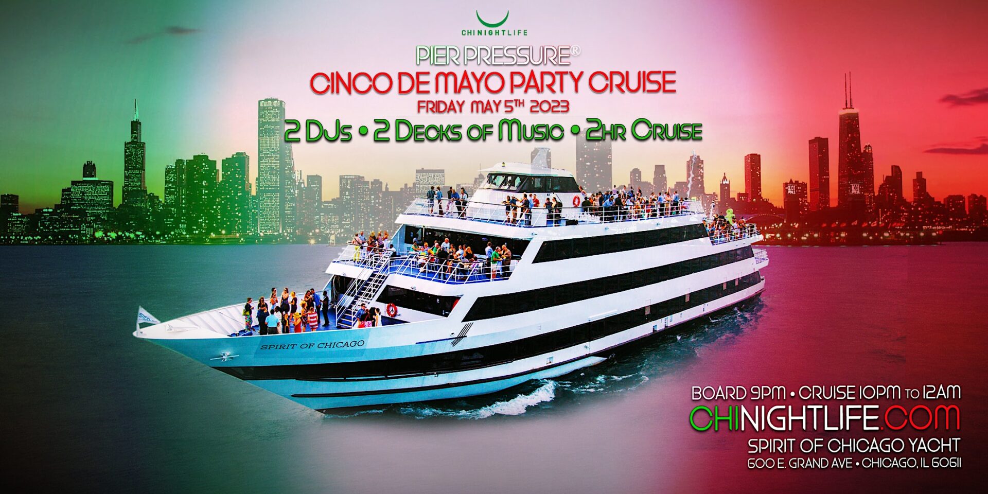 pier pressure yacht party chicago