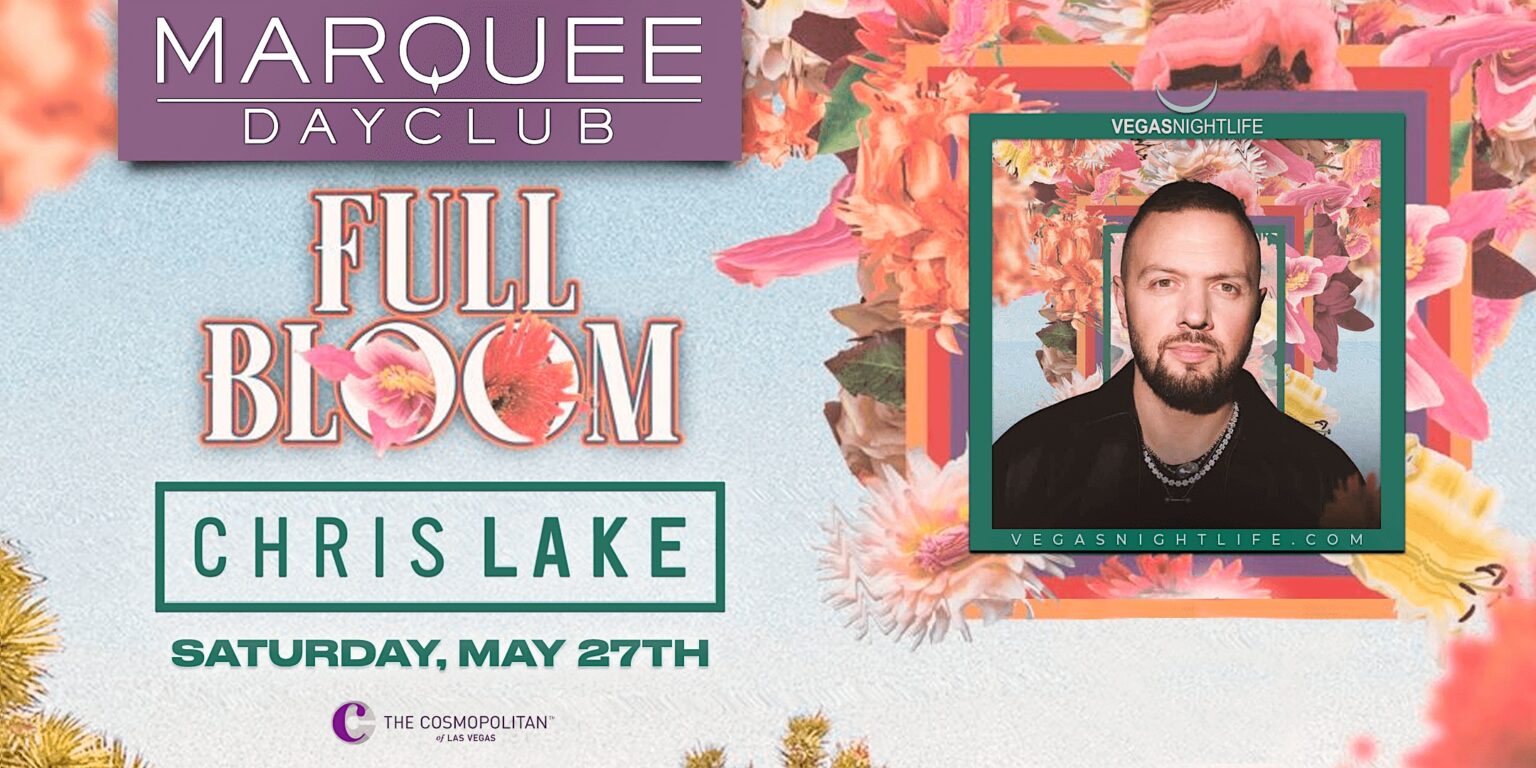 Chris Lake Memorial Day Saturday Marquee Las Vegas Pool Party VIP