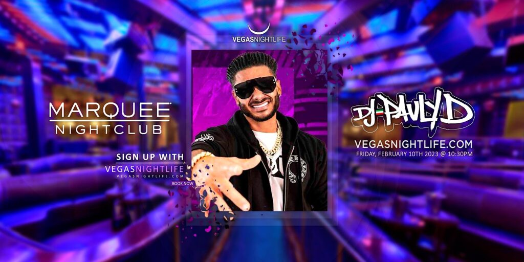 DJ Pauly D | Marquee Nightclub | Big Game Weekend