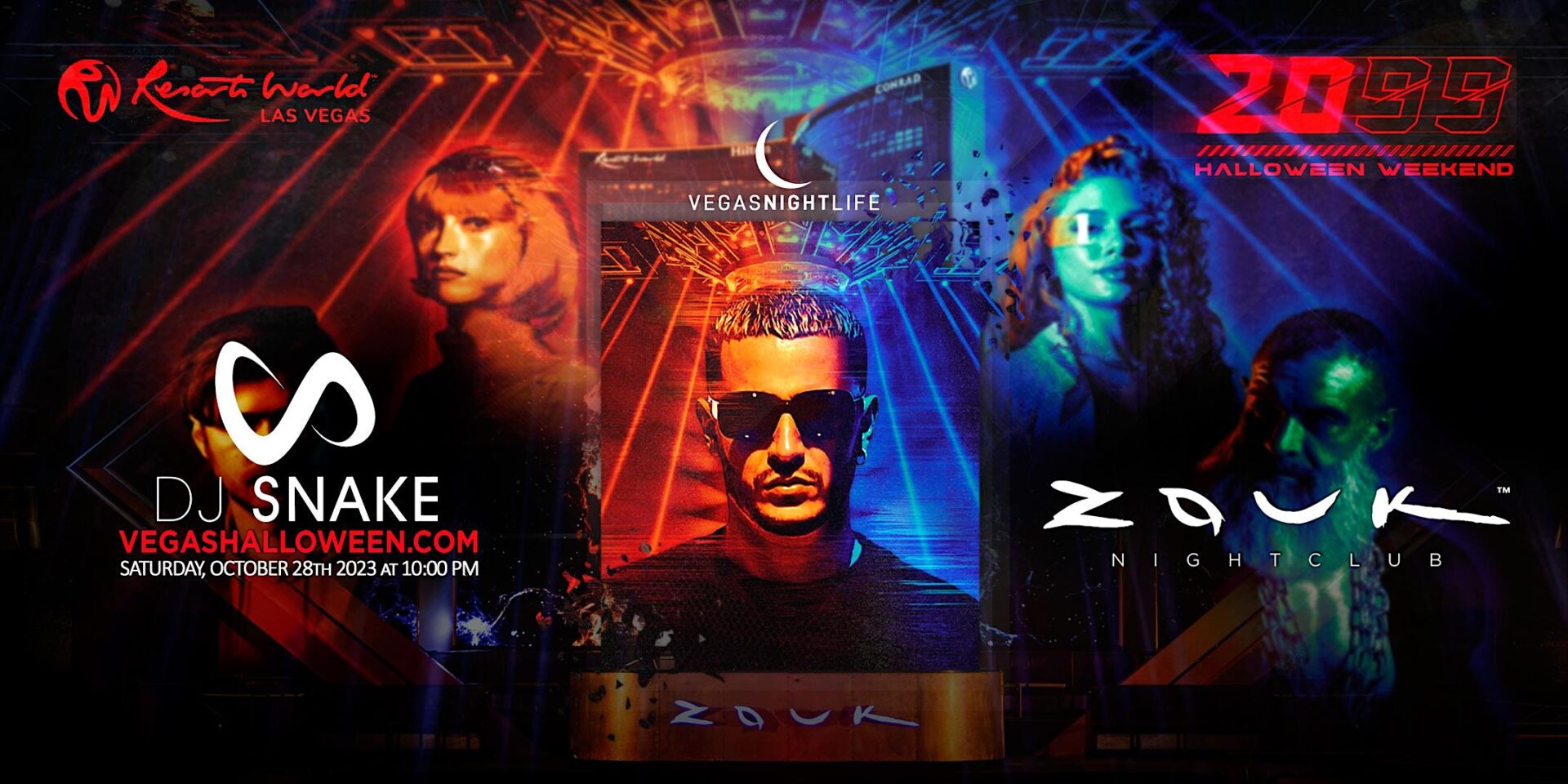 DJ Snake Zouk Vegas Halloween Party VIP Nightlife