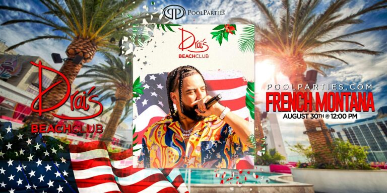 French Montana | Labor Day Saturday Pool Party Vegas | Drai's Beachclub