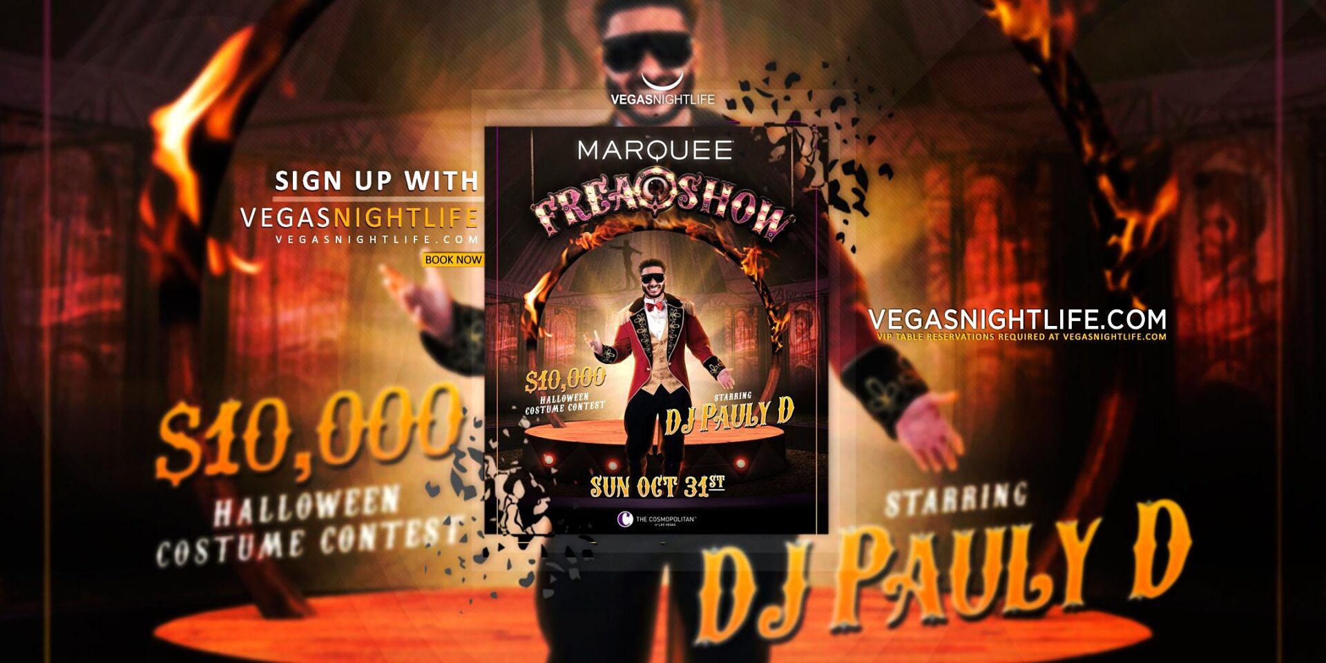 Halloween at Marquee Las Vegas VIP Nightlife