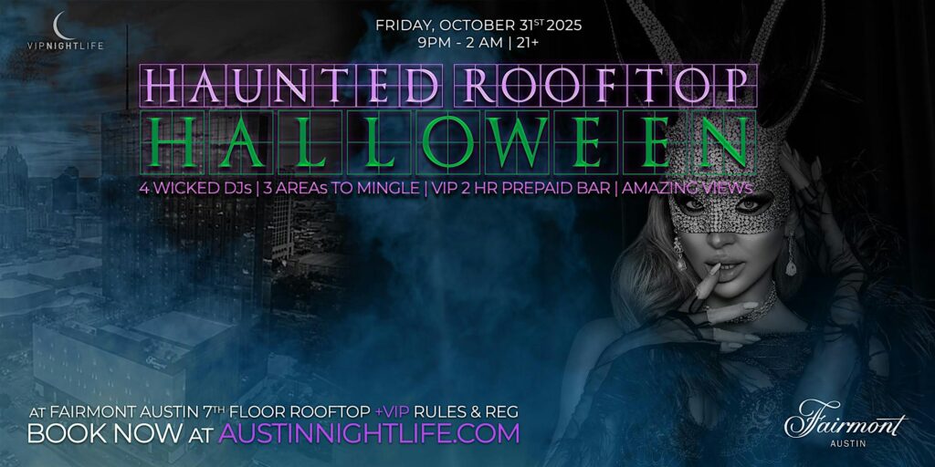 Haunted Rooftop | Austin Halloween Party