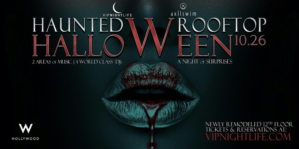 Haunted W Hollywood Rooftop | Los Angeles Halloween Party