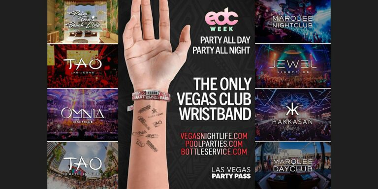 Las Vegas Party Pass | EDC Week | 8 Clubs x 18 Parties