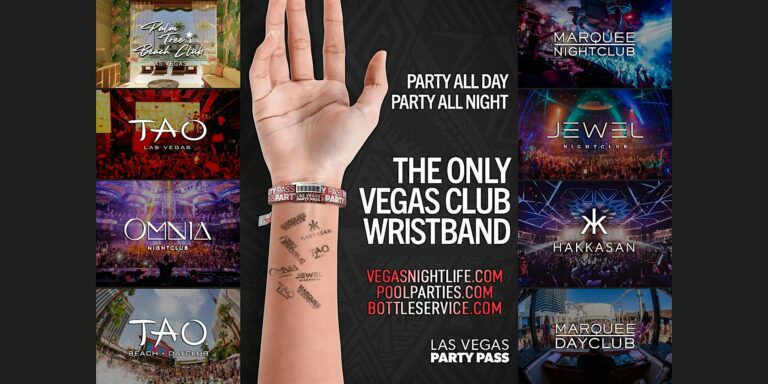 Las Vegas Party Pass | June 5th-8th | 8 Clubs x 20 Parties
