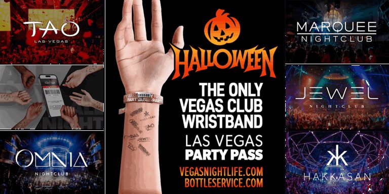 Las Vegas Party Pass | Oct 30 to Nov 2 | Halloween Weekend