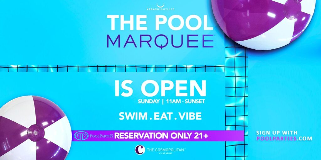 Marquee Pool Party Las Vegas Sunday Vip Nightlife