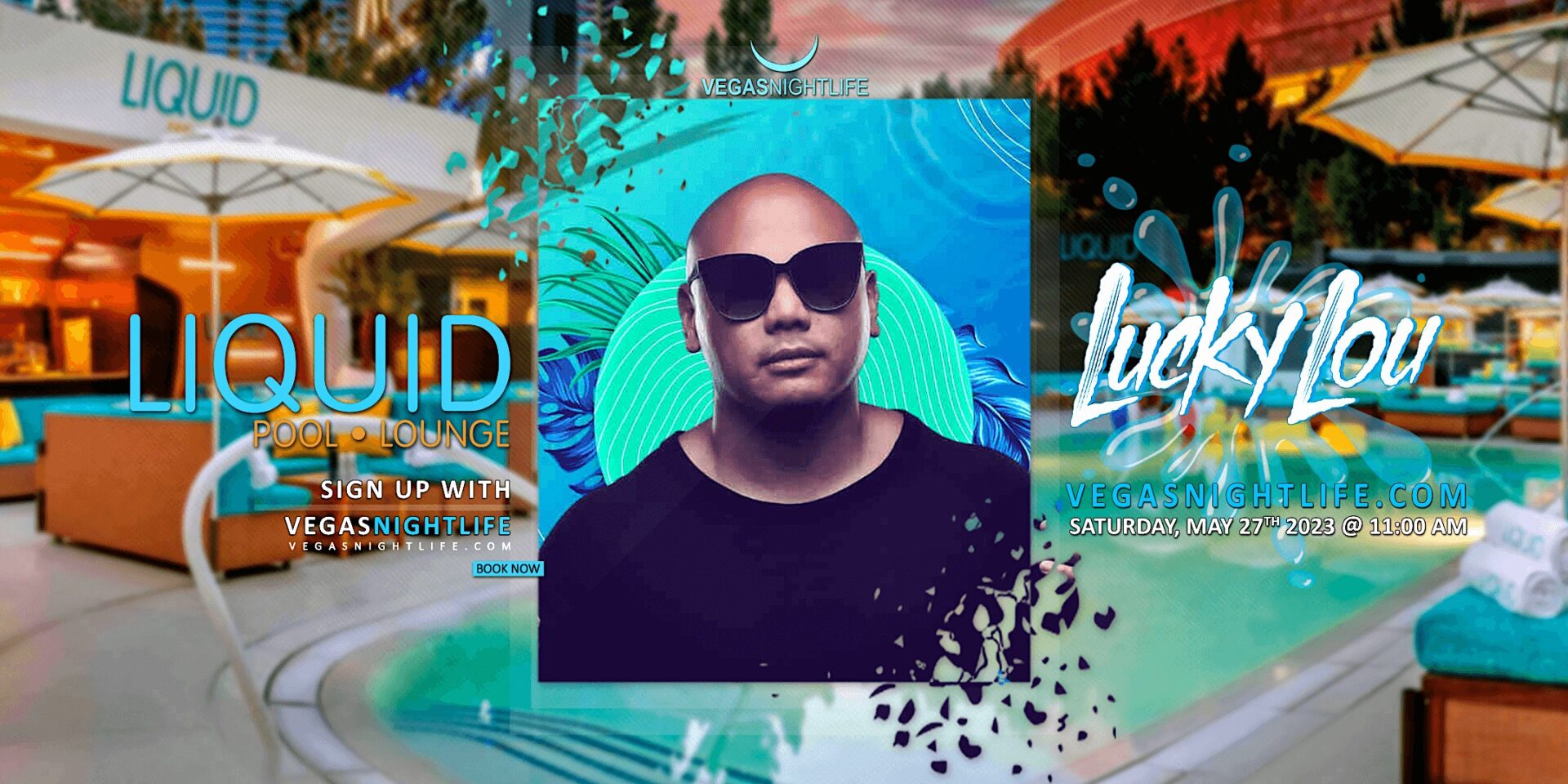 Memorial Weekend Saturday LIQUID Las Vegas Pool Party VIP Nightlife