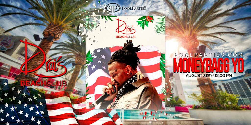 Moneybagg Yo | Labor Day Sunday Pool Party Vegas | Drai's Beachclub