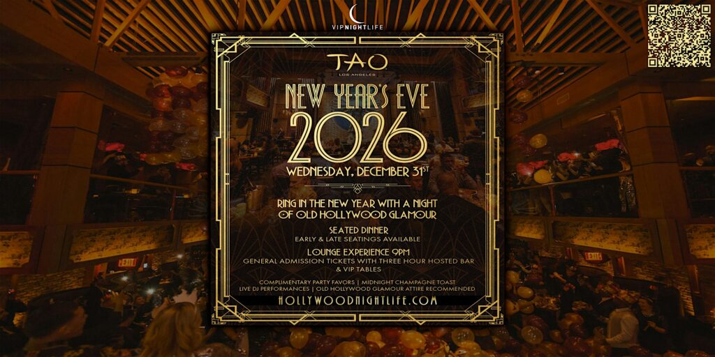 New Year's Eve Party 2026 | TAO Los Angeles