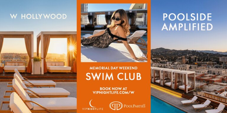 W Hollywood Swim Club | LA Memorial Day Weekend Rooftop Pool Party