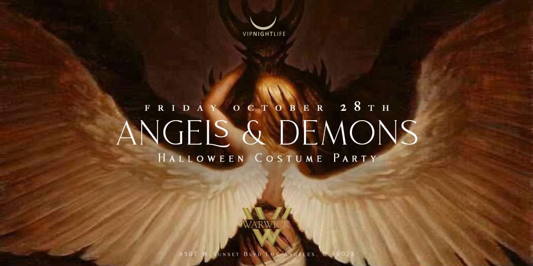 Hollywood Halloween Party Angels Demons VIP Nightlife