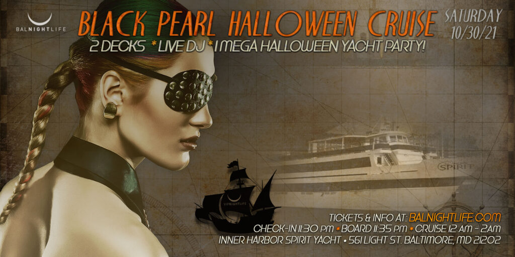 Baltimore Halloween Black Pearl Yacht Party