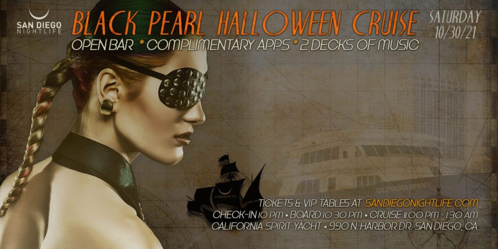 Black Pearl San Diego Halloween Cruise 2021