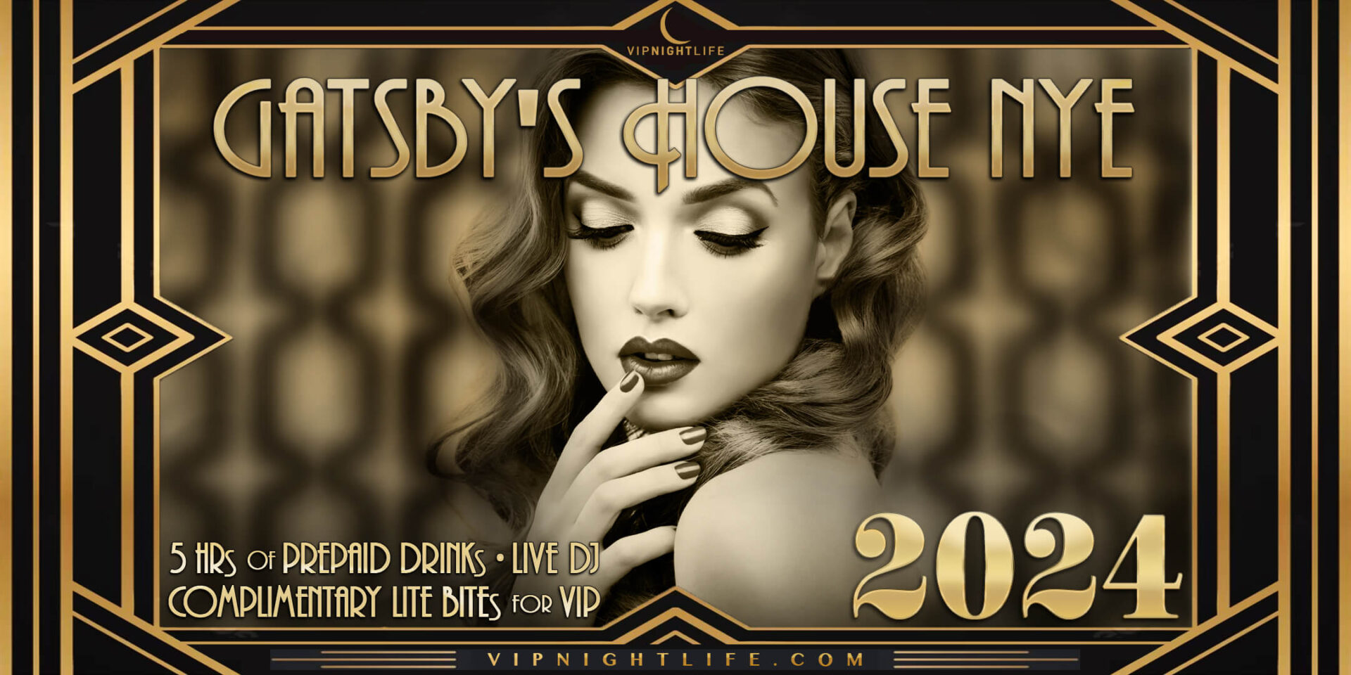 2024 Charlotte New Year's Eve Party Gatsby's House VIP Nightlife