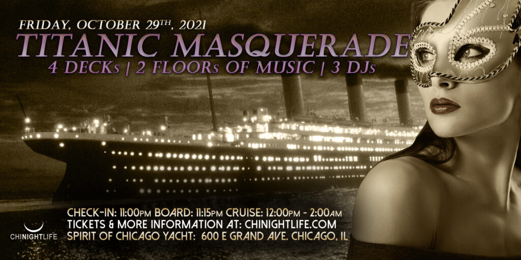 Titanic Masquerade Chicago Halloween 2021 Yacht Party