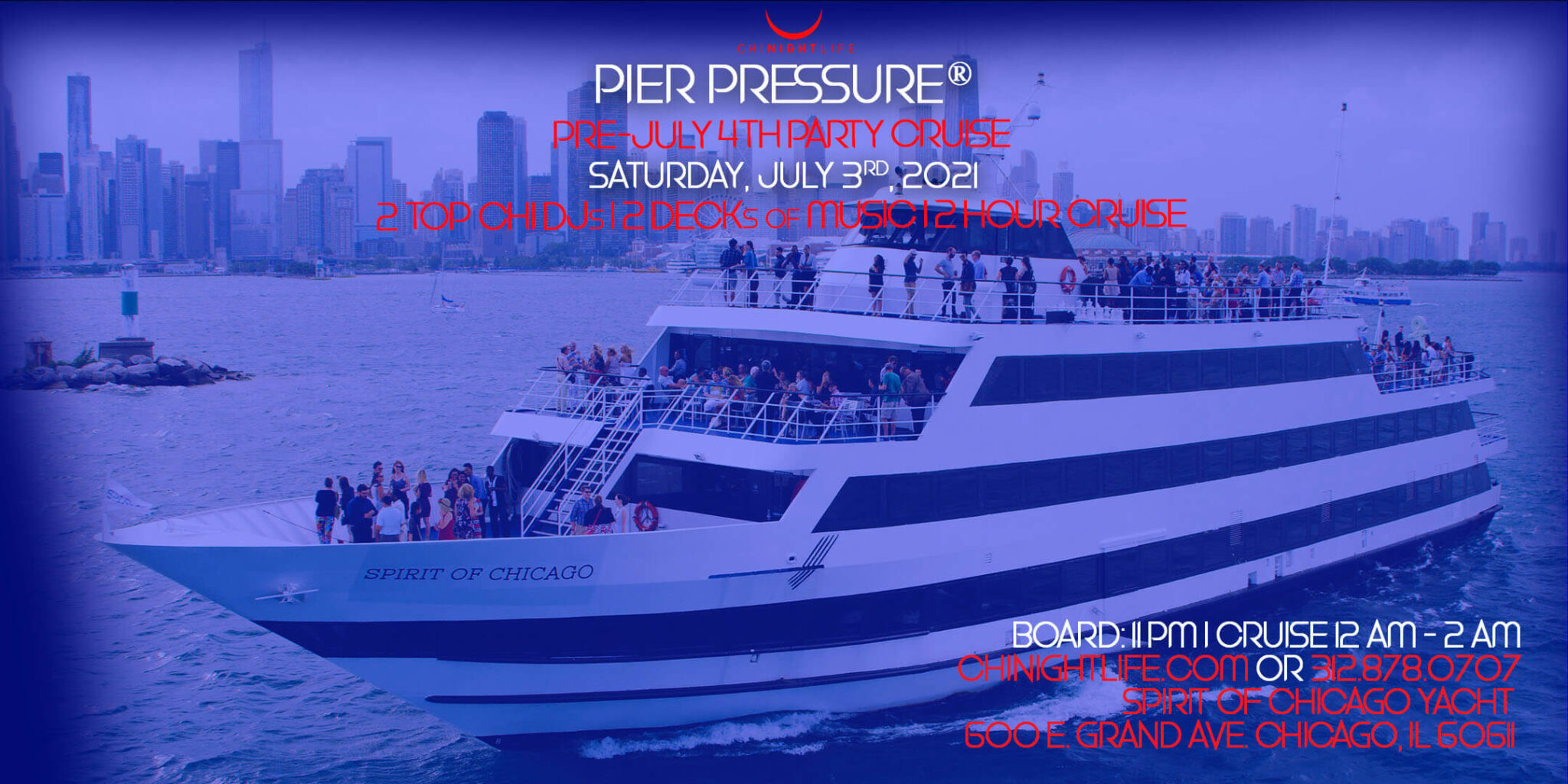 pier pressure yacht party chicago