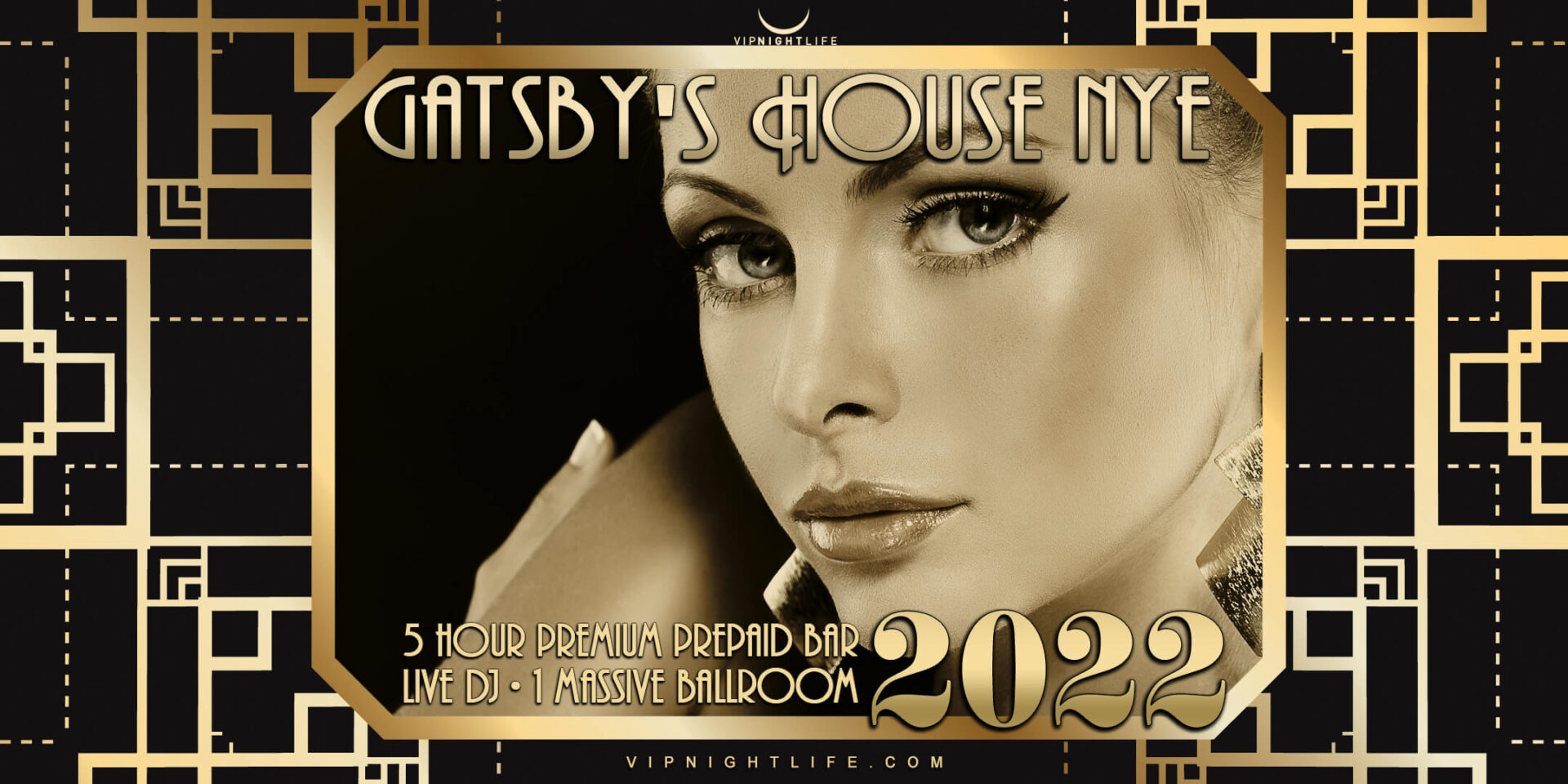 2022 Cincinnati New Year's Eve Party Gatsby's House VIP Nightlife