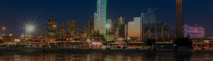 Dallas night skyline