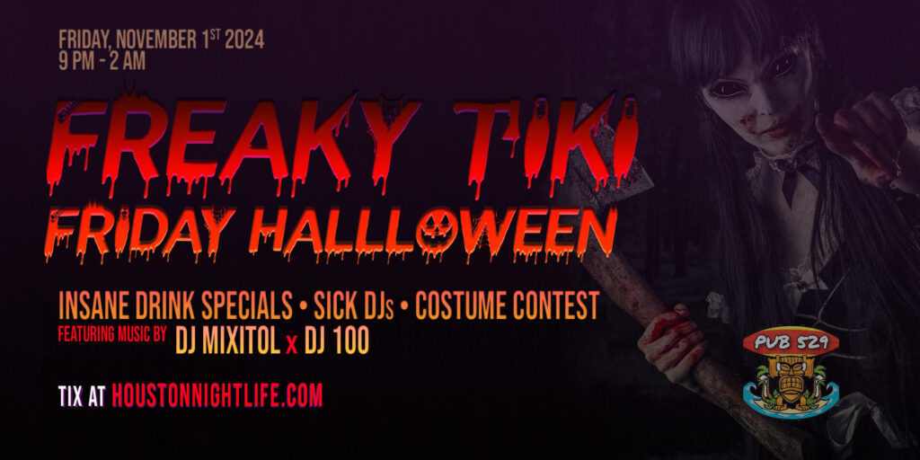 Houston Halloween Party | Freaky Tiki Friday