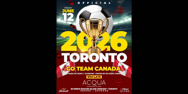 Official 2026 Toronto Go Team Canada Party