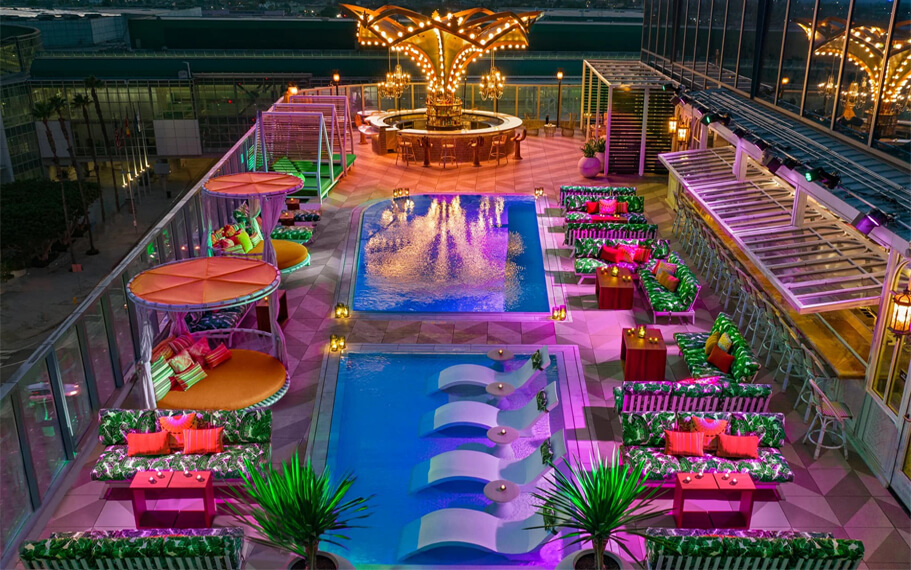 Level 8 located in the Moxy Downtown Los Angeles