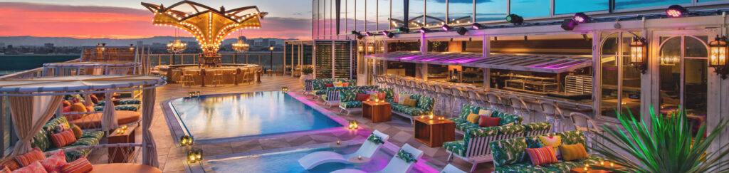 Level 8 located in the Moxy Downtown Los Angeles