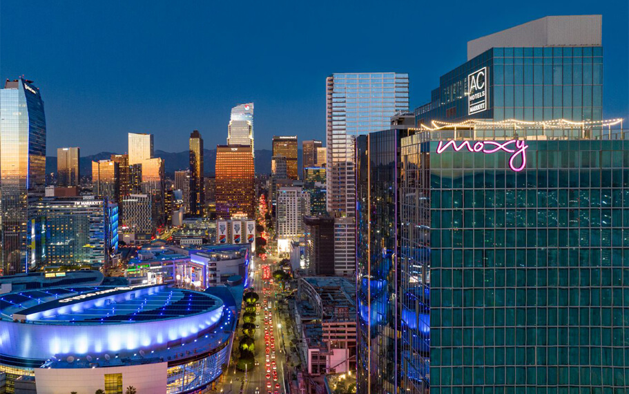 Level 8 located in the Moxy Downtown Los Angeles