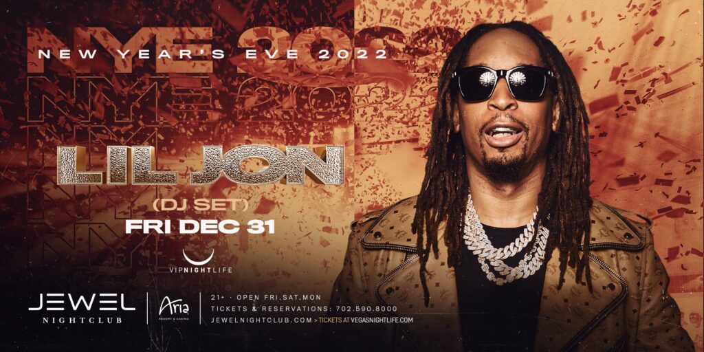 Jewel Aria Las Vegas New Year's Eve Party 2022 w/ Lil Jon