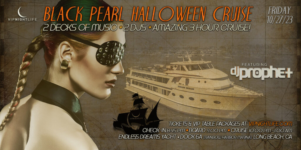 Long Beach Halloween Cruise - Pier Pressure Black Pearl Yacht Party