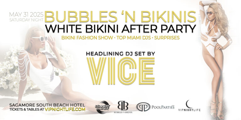 Miami Swim | Bubbles 'n Bikinis White Bikini After Party