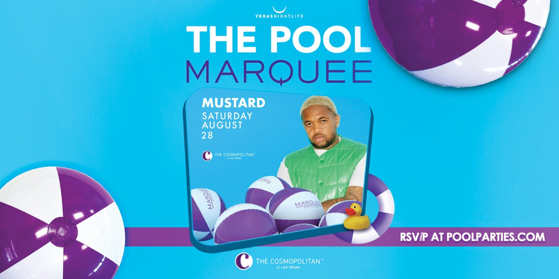 Marquee DJ Mustard Pool Party Saturday VIP Nightlife