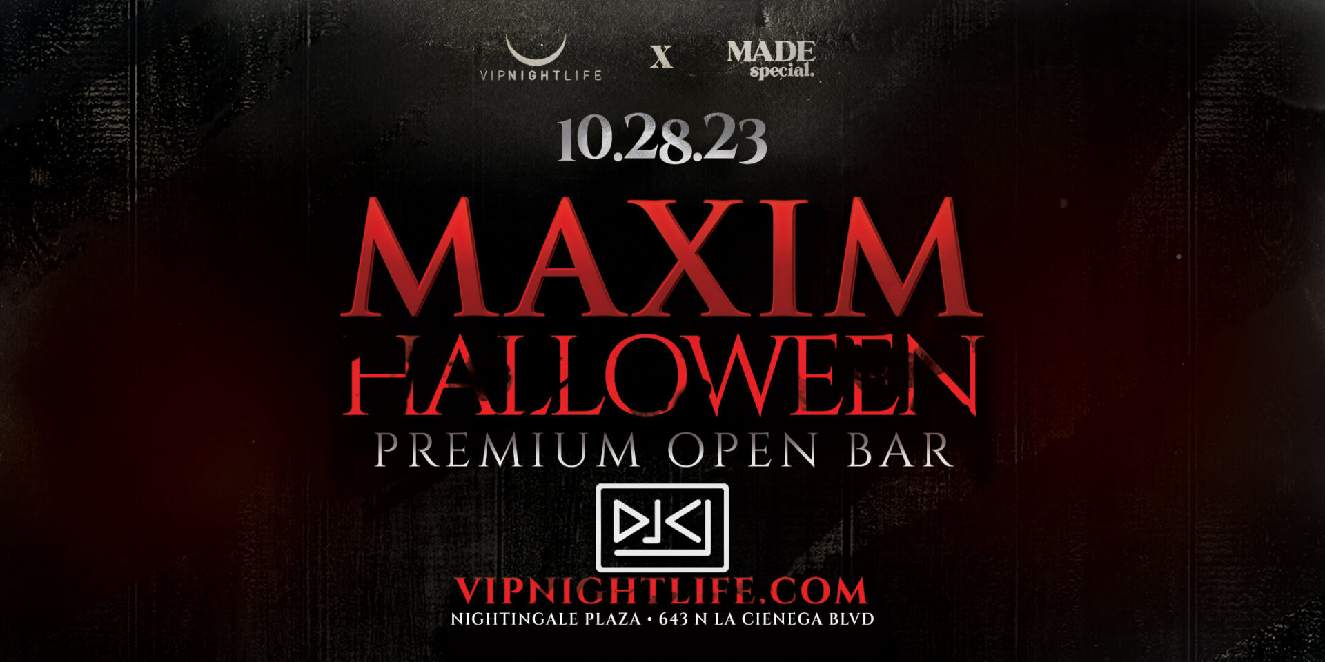 Maxim LA Halloween Party Saturday VIP Nightlife