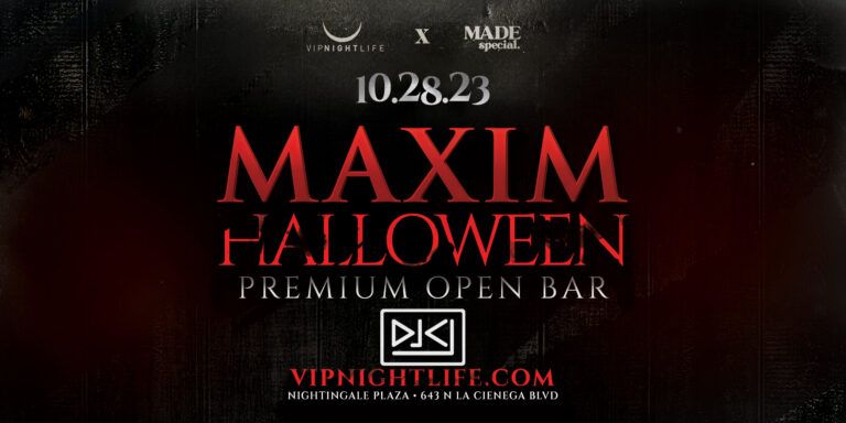 Maxim LA Halloween Party Saturday