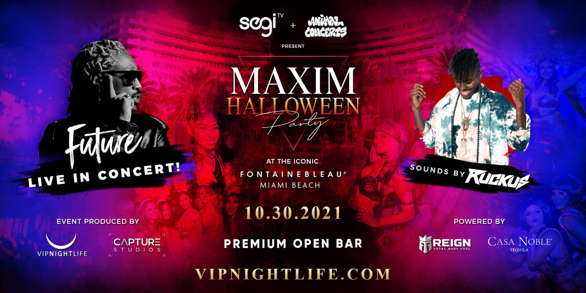 Maxim Halloween Party Miami with FUTURE Live in Concert & DJ Ruckus