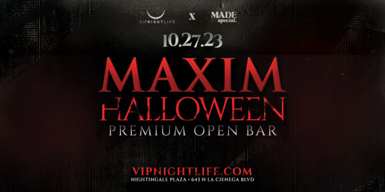 Maxim LA Halloween Party Friday