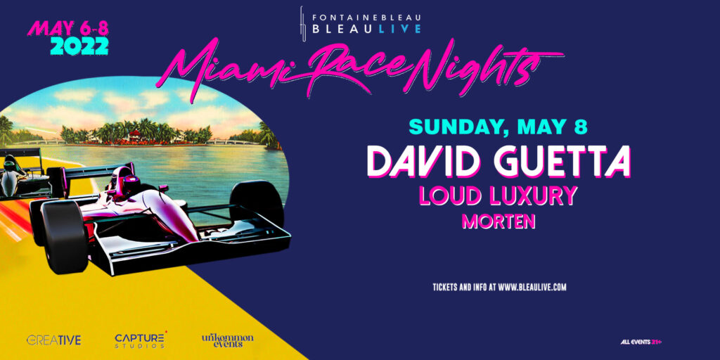 BleauLive - Miami Race Nights Sunday with David Guetta