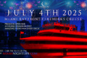 4th of July Miami Fireworks Party Cruise