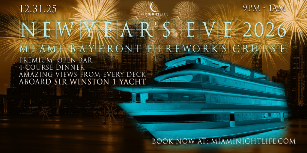 Miami New Years Eve Party 2026 | Bayfront Park Fireworks Cruise