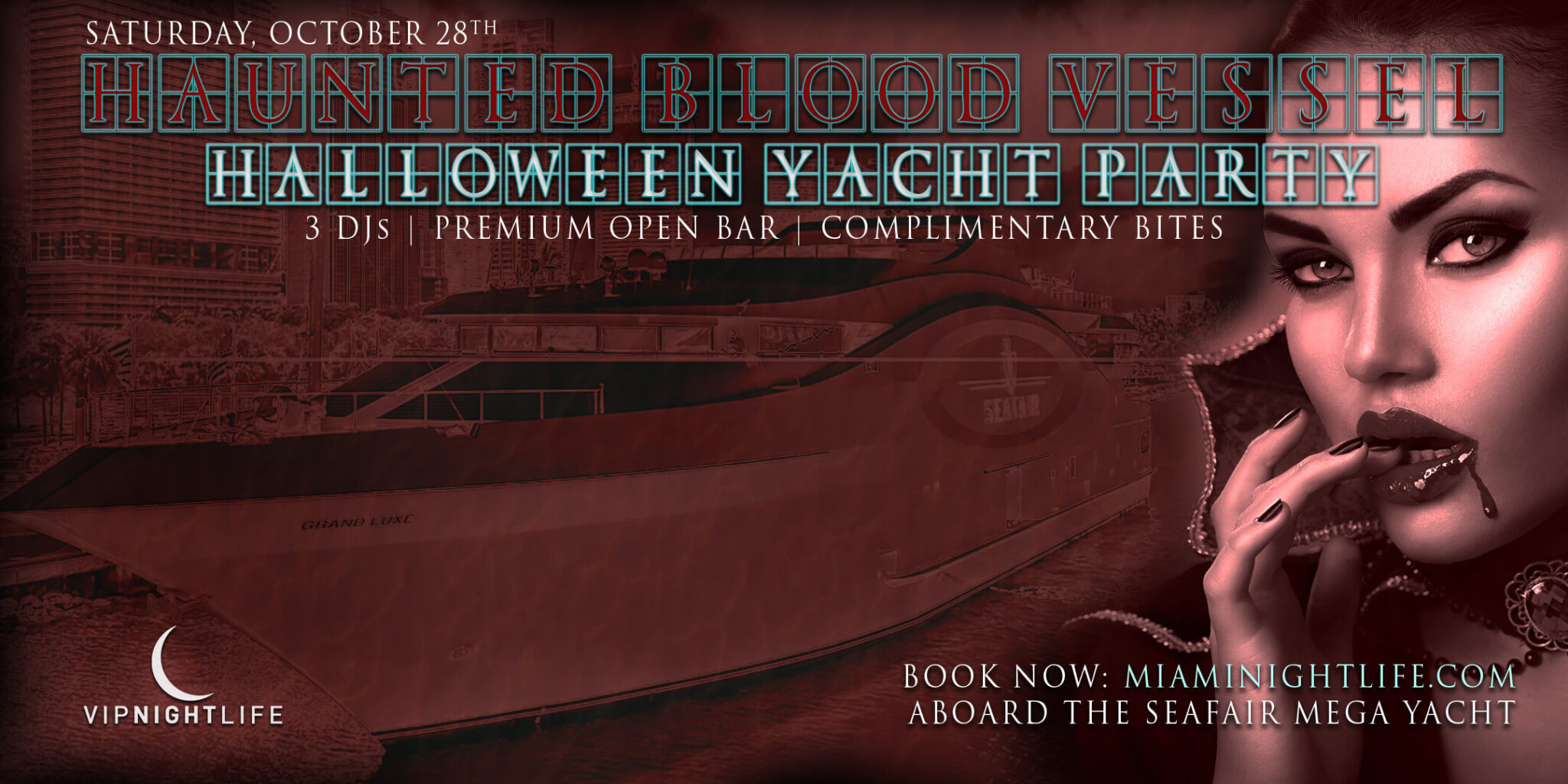 haunted halloween yacht party
